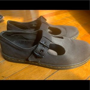 Dr martens woolwich canvas Mary Janes